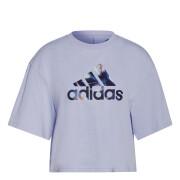 Frauen-T-Shirt adidas You for You Cropped Logo