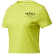 Damen-T-Shirt Reebok TE OS Graphic- Crop