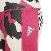 Leggings für Mädchen adidas AEROREADY Animal Print External Pocket Stretch Training