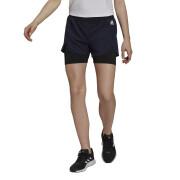 Damen-Shorts adidas Primeblue Designed To Move 2-In-1 Sport