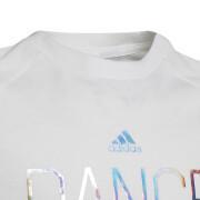 Mädchen-T-Shirt adidas Dance Metallic-Print
