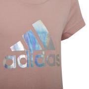 Mädchen-T-Shirt adidas Dance Metallic Print