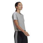 Frauen-T-Shirt adidas Essentials Loose 3-Stripes Cropped